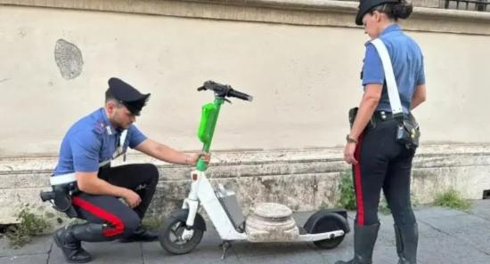 Tourist Tries to Take Roman Relic for a Spin